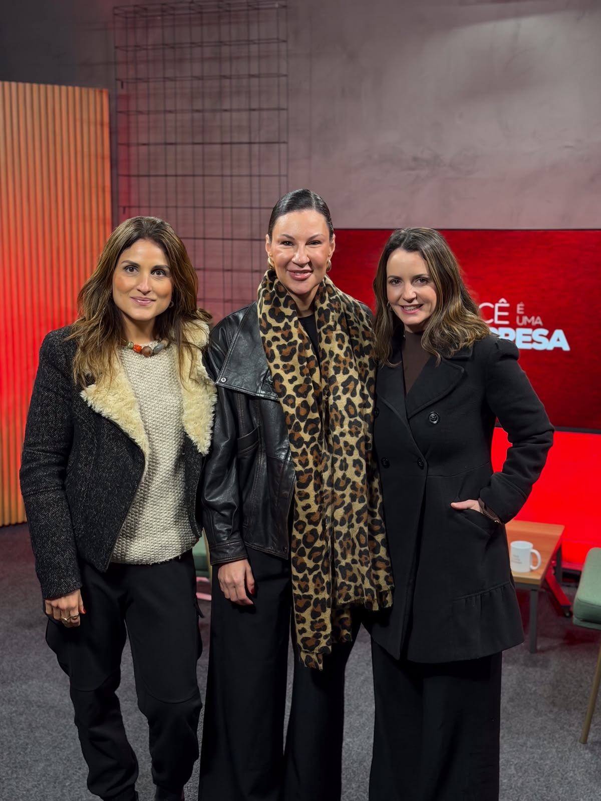 Joice com convidadas do podcast